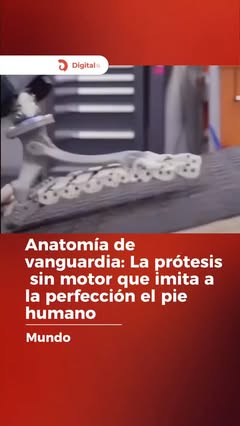Instagram Reel by @digital.sanluis, published May 19, 2026. El futuro de la biónica. La prótesis SoftFoot Pro, desarrollada con ingeniería italiana, logra repl…
