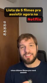 Instagram Reel by @indica_filmes, published May 24, 2026. Lista de 5 ótimos filmes na Netflix! ?? #cinema #filmes #netflix