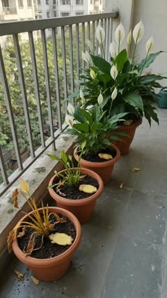Instagram Reel by @garden.loom, published Jun 2, 2026. ?? Ginger Trick For Peace Lilies ✨ A simple piece of fresh ginger placed gently in the soil is becoming…