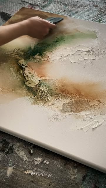 Instagram Reel by @yaseminduyal.art, published May 24, 2026. In this video, I’m sharing a short part of the painting process behind my new artwork.? What began…