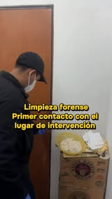 Instagram Reel by @selfec_mx, published May 29, 2026. Asi es el primer contacto con una “escena del crimen” para limpieza forense #limpiezaforense #crimescenec…