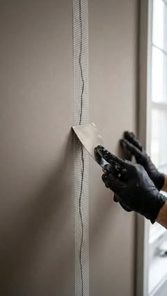 Instagram Reel by @synthworld6, published May 27, 2026. Sealing the cracks the right way with mesh tape ?️? #WallRepair #MeshTape #CrackFix #DrywallRepair #Hom…