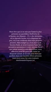 Instagram Reel by @lesmots_detoncoeur, published May 29, 2026. Je peux disparaître du monde pendant un moment, mais si tu tombes, je serai toujours là pour toi…