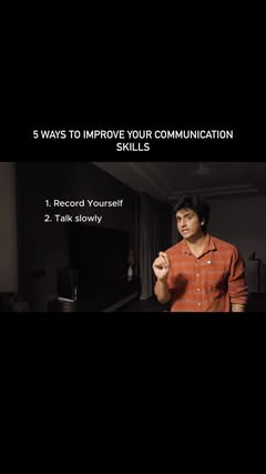Instagram Reel by @dineshzone_, published Jun 2, 2026. [Day-129/365]- 5 Ways to improve your communication skills. . . . . . . [edtech, communication, building…