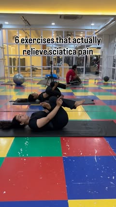 Instagram Reel by @yoga.hema, published May 19, 2026. Sciatica pain isn’t just “back pain” — it shoots down your leg. And random stretching won’t fix it. These…