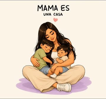 Instagram Reel by @mamaencaricaturas2.0, published May 26, 2026. Mamá es refugio cuando todo duele, taxi cuando el tiempo corre, chef cuando el hambre aparece,…