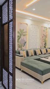 Instagram Reel by @rouhliving, published May 19, 2026. ✨ Living Area Design That Feels Warm, Elegant & Truly Luxurious ✨ Your living area is the first space th…