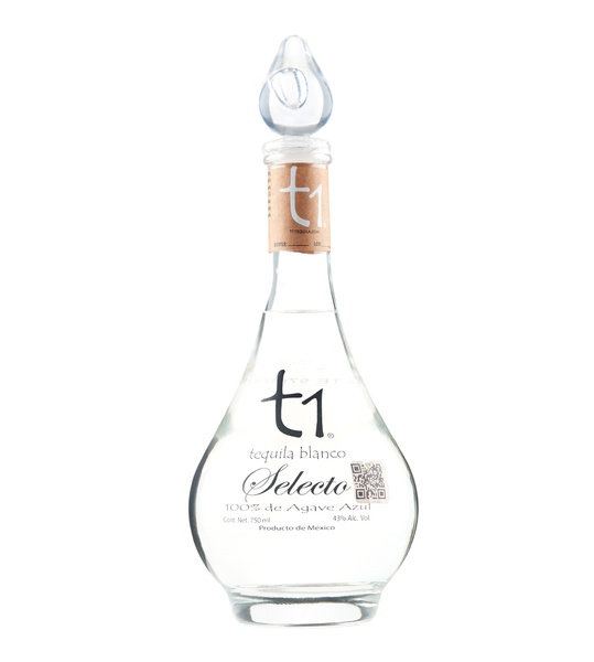 T1 Selecto Blanco Tequila 75cl