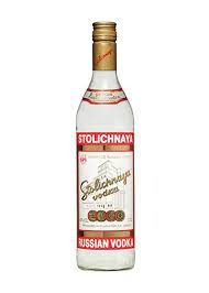 Stolichnaya Vodka 1litre