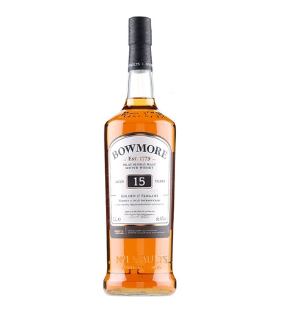 Bowmore 15 Year Gold & Elegant 1 Litre