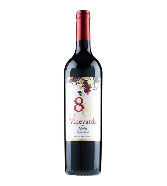 88 Vineyards Medium Sweet Merlot 75cl