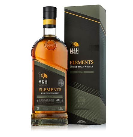 M & H Elements Peated 70cl