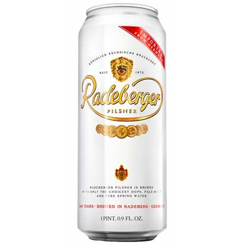Radeberger Pilsner Cans 50cl