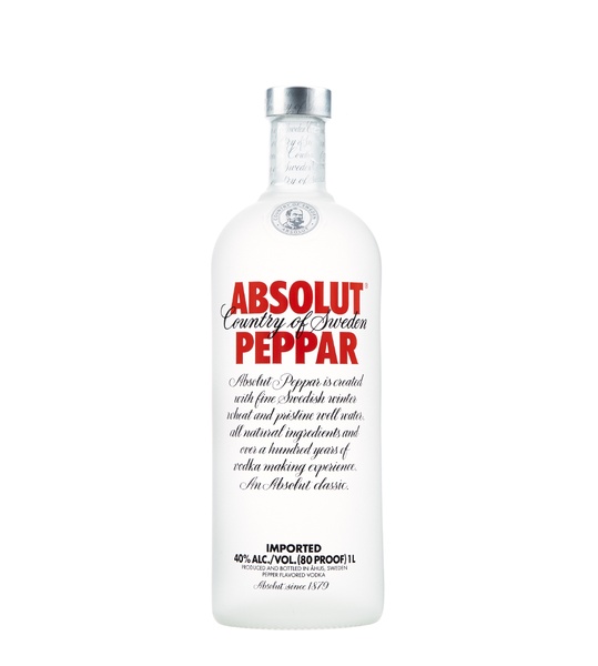 Absolut Vodka Peppar 1Ltr