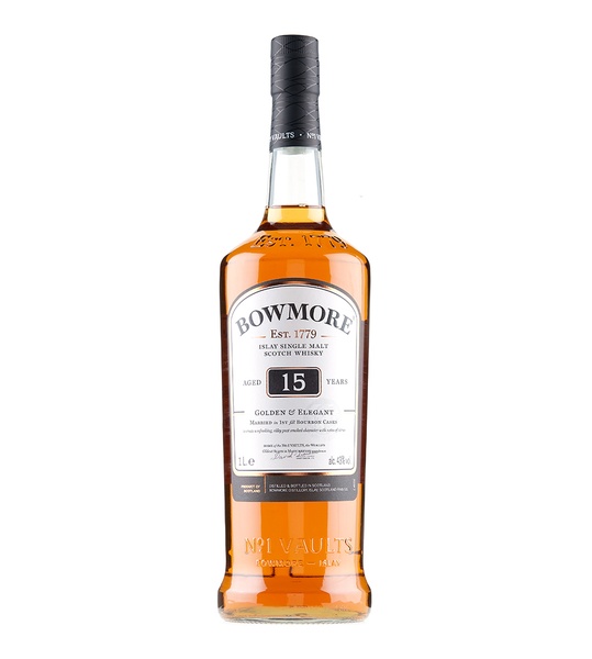 Bowmore 15 Year Gold & Elegant 1 Litre