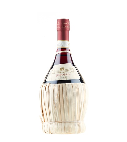 Leonardo Chianti Straw Flask 75cl