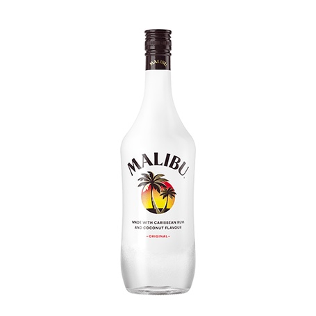 Malibu Rum Caribbean Org 1litre