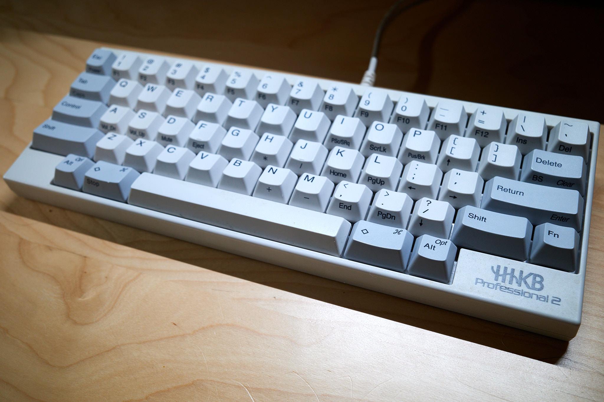 HHKB keyboard back on my desk after a long hiatus.
