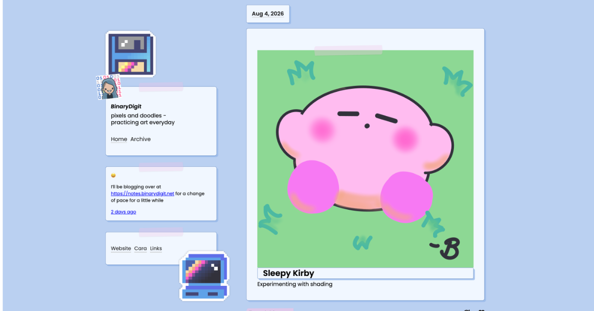 binarydigit.art screenshot