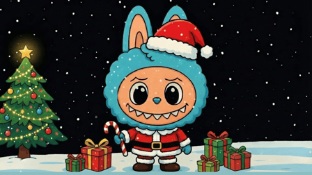 Winter Labubu Pacman Adventure