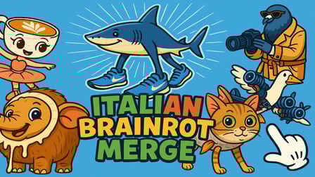 Italian Brainrot: Animals Merge Puzzle