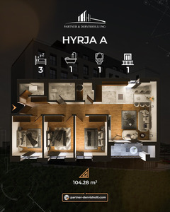 Banese ne RESIDIO 7 (A) 104m² - Kati 5 - 4