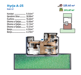 Banese ne RESIDIO 7 (A) Penthouse 317m²- Kati 7 - 5