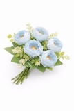 PB22 Light Blue Peony Bunch 6F