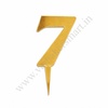Acrylic Numerical Topper Big No.7