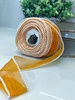PR14 Pearl Organza Ribbon 1M - Orange