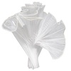 Noor Net 2M (Wrinkled Wave Mesh) - White