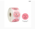 CDG01 Thank you Sticker Roll 1inch (500 Stickers)