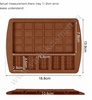 6 Cavity Silicone Chocolate & Mini Chocolate Bar Mould