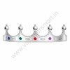 King Crown / Roman Crown Topper Silver 4"