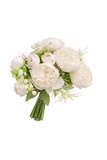PB54 Elegant White Peony Bunch 4B4S