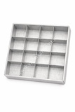 Brownie Tray 10" x 1.5" with Cutter (16Pcs - 2.5" Size)