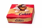 12" x 12" x 5" Multi-Coloured Cake Box (Pack of 2)