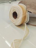 PR5 Pearl Organza Ribbon 1M - Champagne Gold
