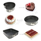 3Pcs 3Shapes Round Spring Form Mould (20cm, 22cm & 24cm)