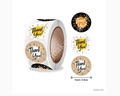 CDK101 Thank you Sticker Roll 1inch (500 Stickers)