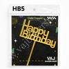 HB5 Acrylic Happy Birthday Topper
