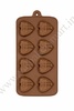 SM4 8 Cavity Pinata Heart Silicon Chocolate Mould