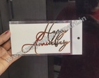 Acrylic Happy Anniversary 5" Cutout