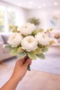 PB5 White Peony Bunch 5F