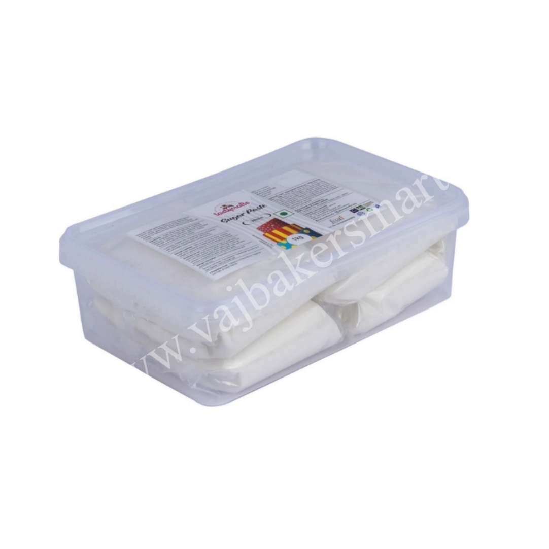 Premium Sugar Paste Fondant White 1Kg - Tasty Crafts