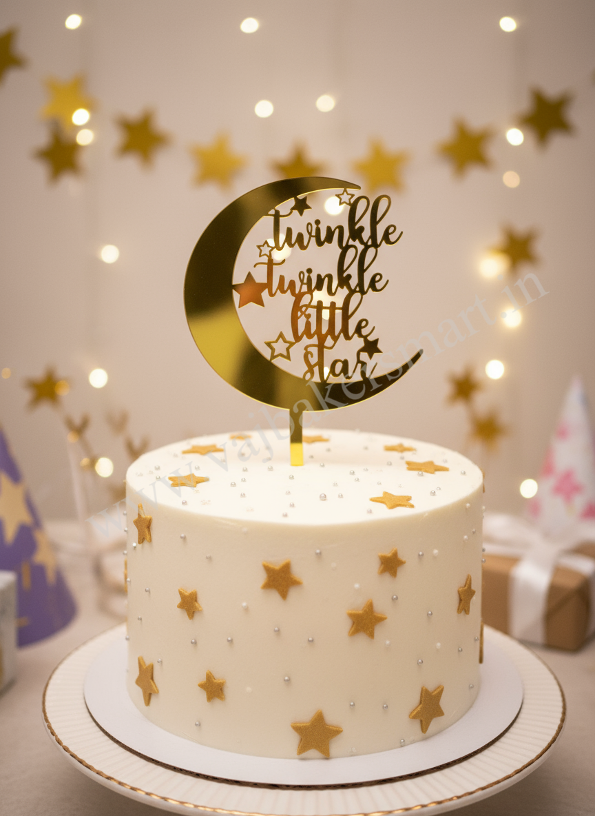 HB10 Acrylic Happy Birthday Topper