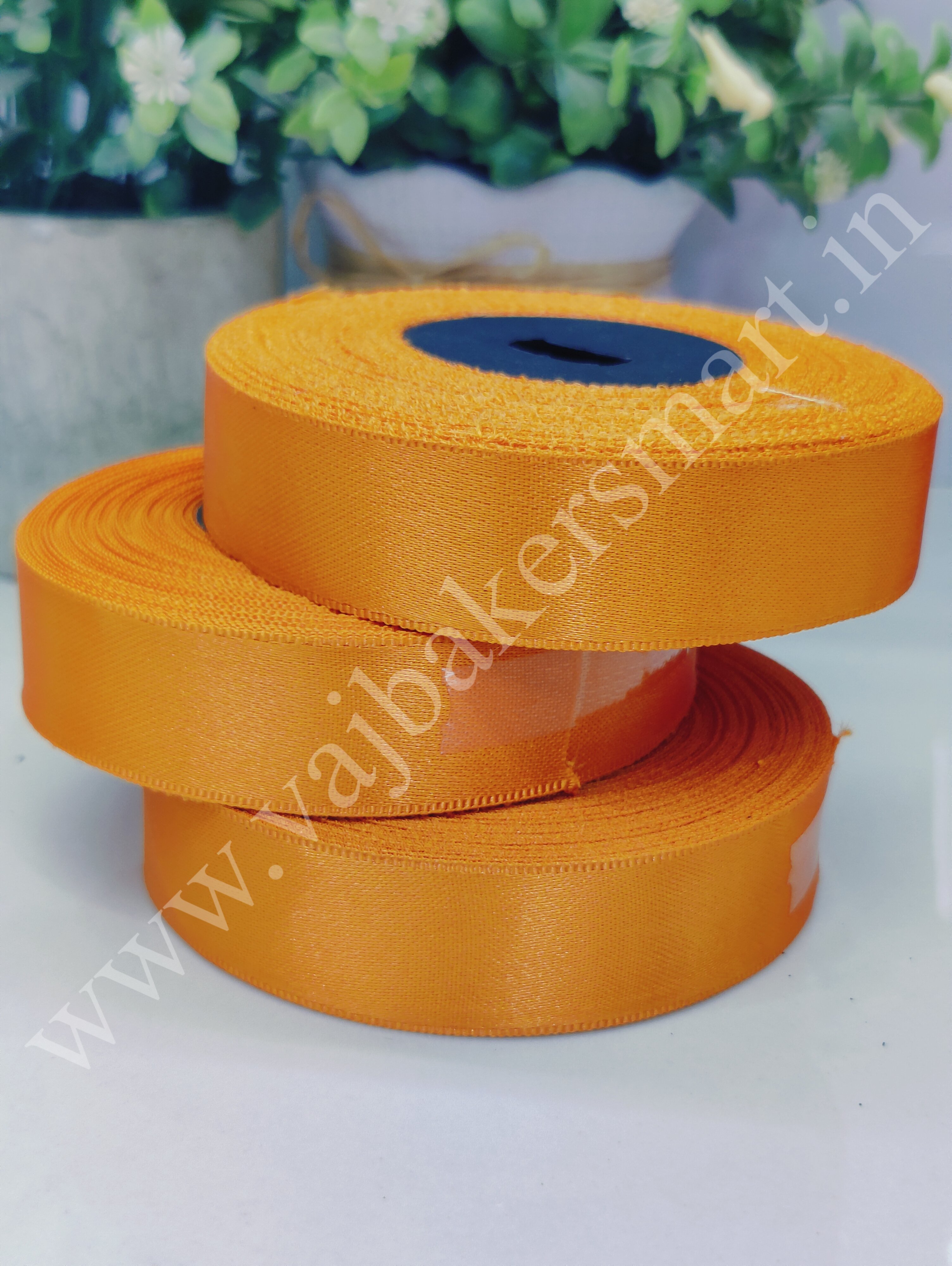 LL17 Plain Lace 1" - Orange