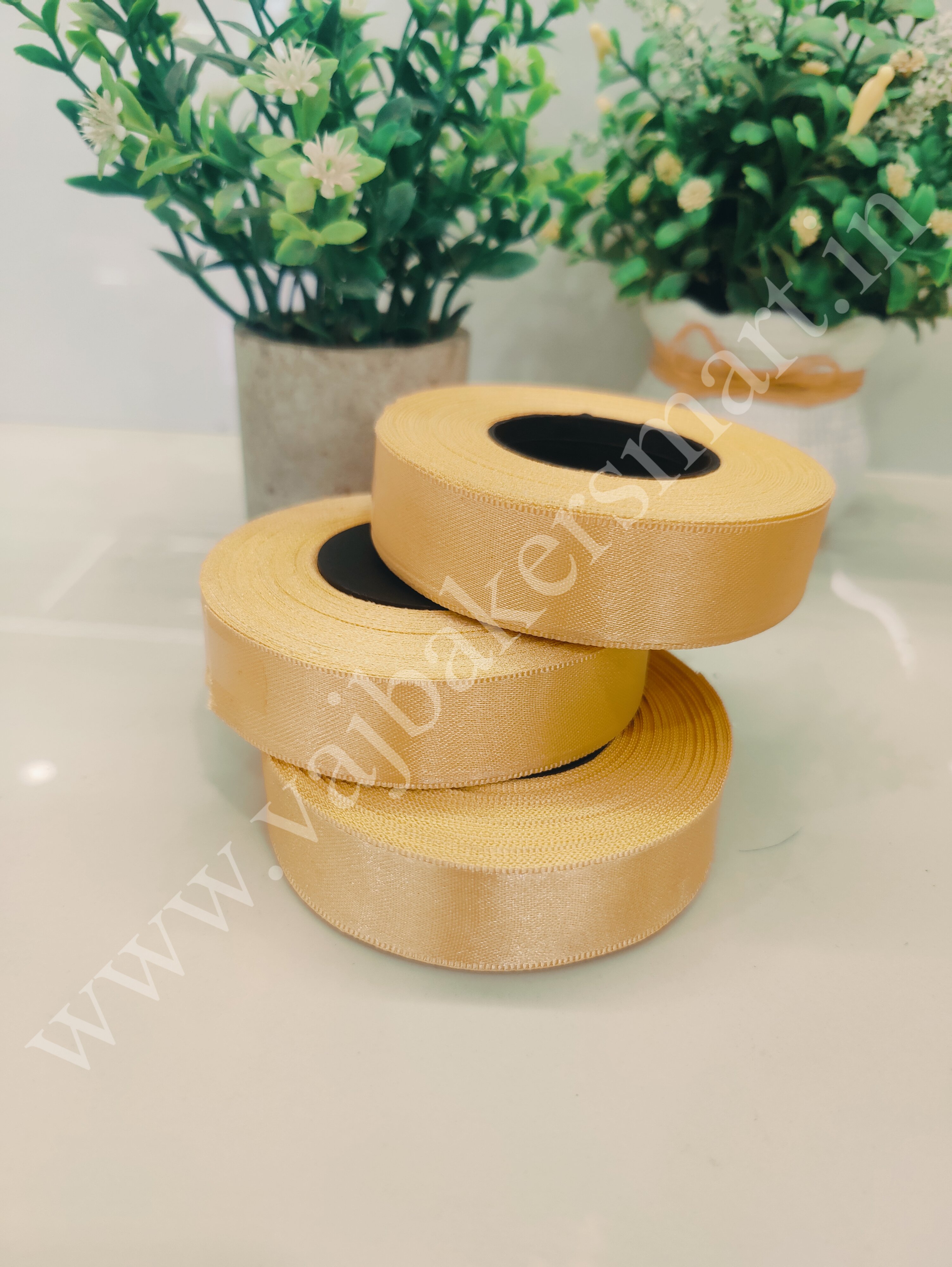 LL29 Plain Lace 1" - Golden Yellow