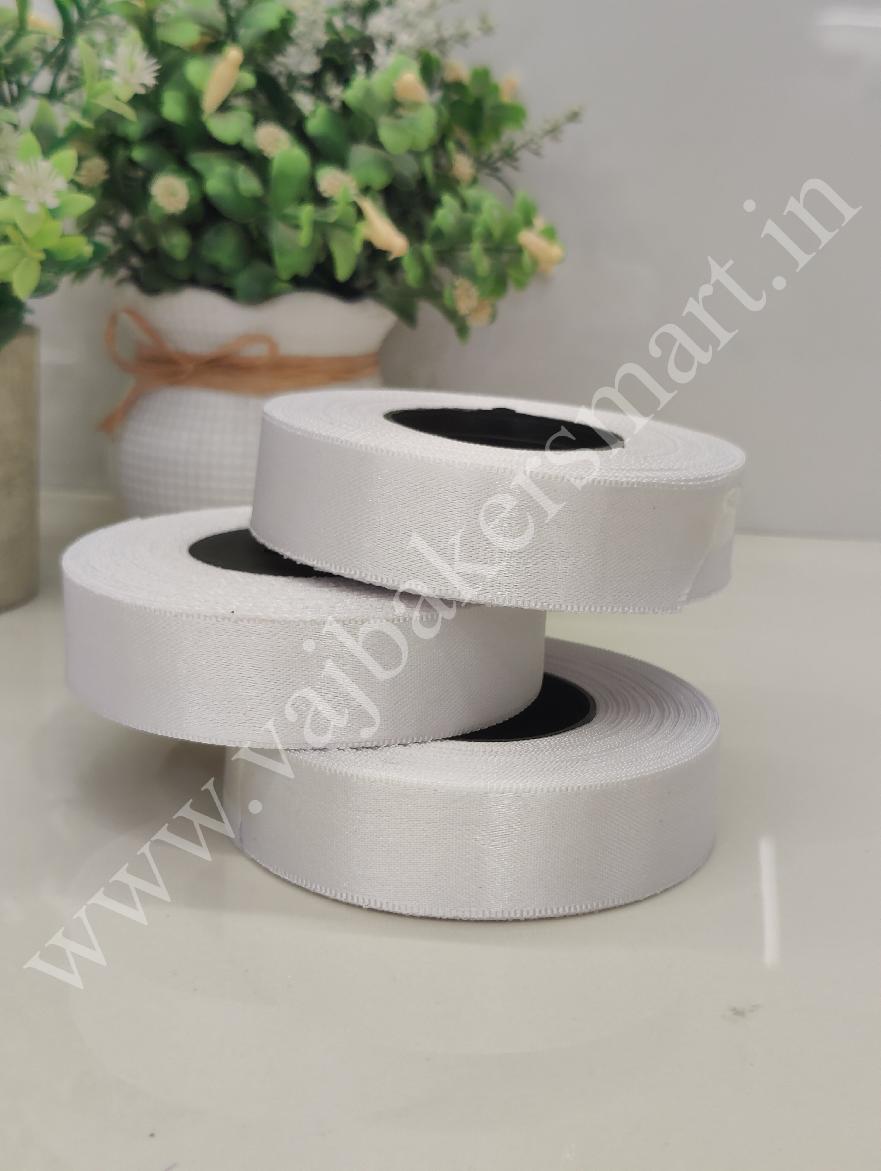 LL30 Plain Lace 1" - Pure White