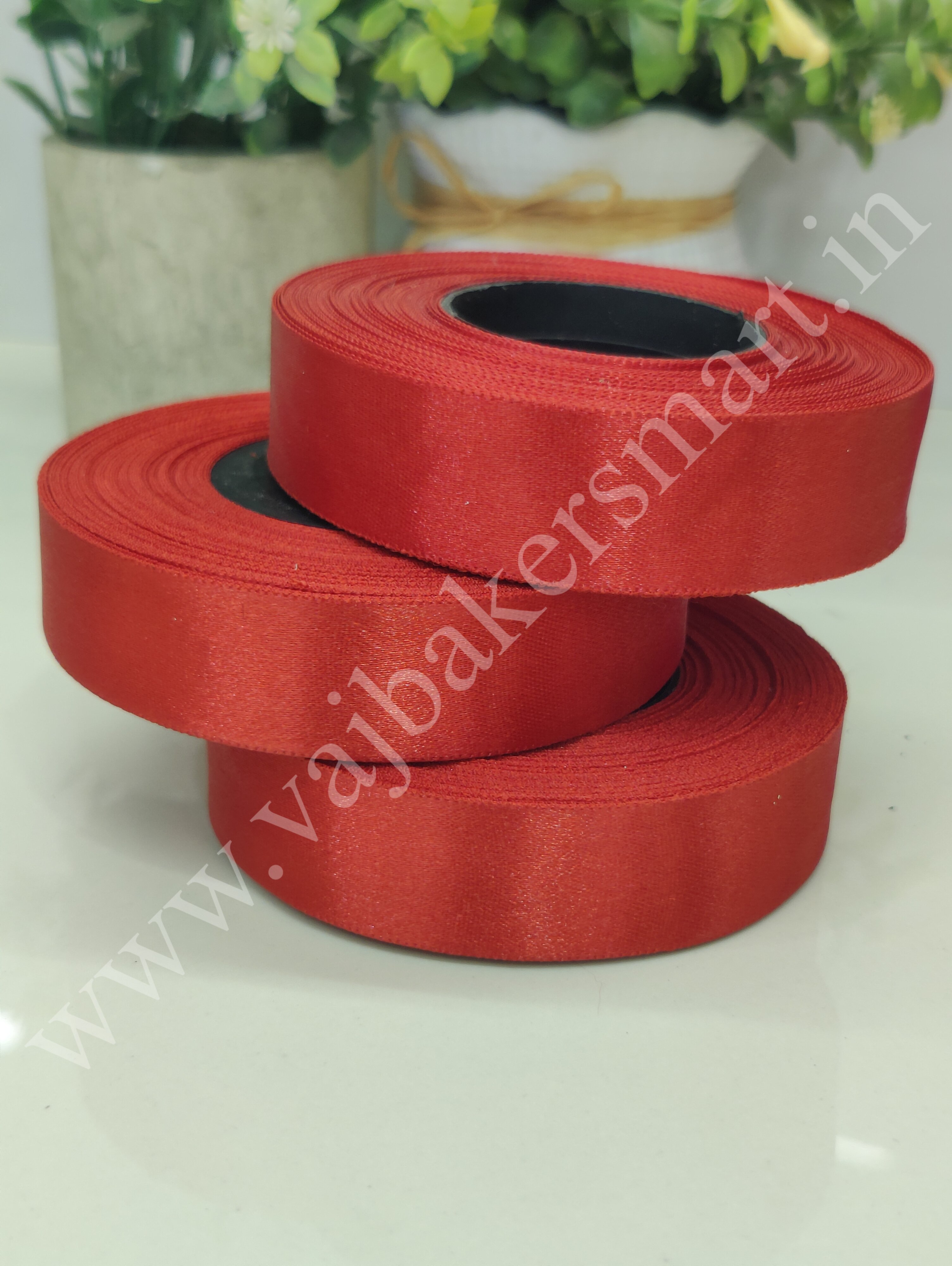 LL31 Plain Lace 1" - Red